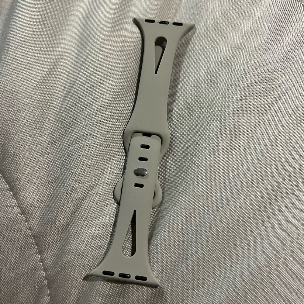 ❗️BOGO❗️ Gray Silicone thin Apple watch Band(38/40/41mm)